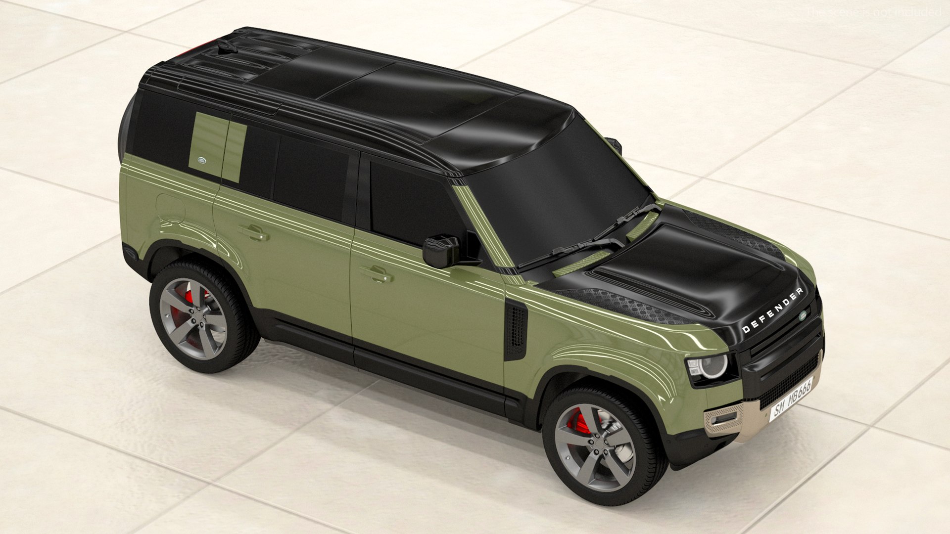 Land Rover Defender Country Pack Exterior Only 3D model - TurboSquid ...