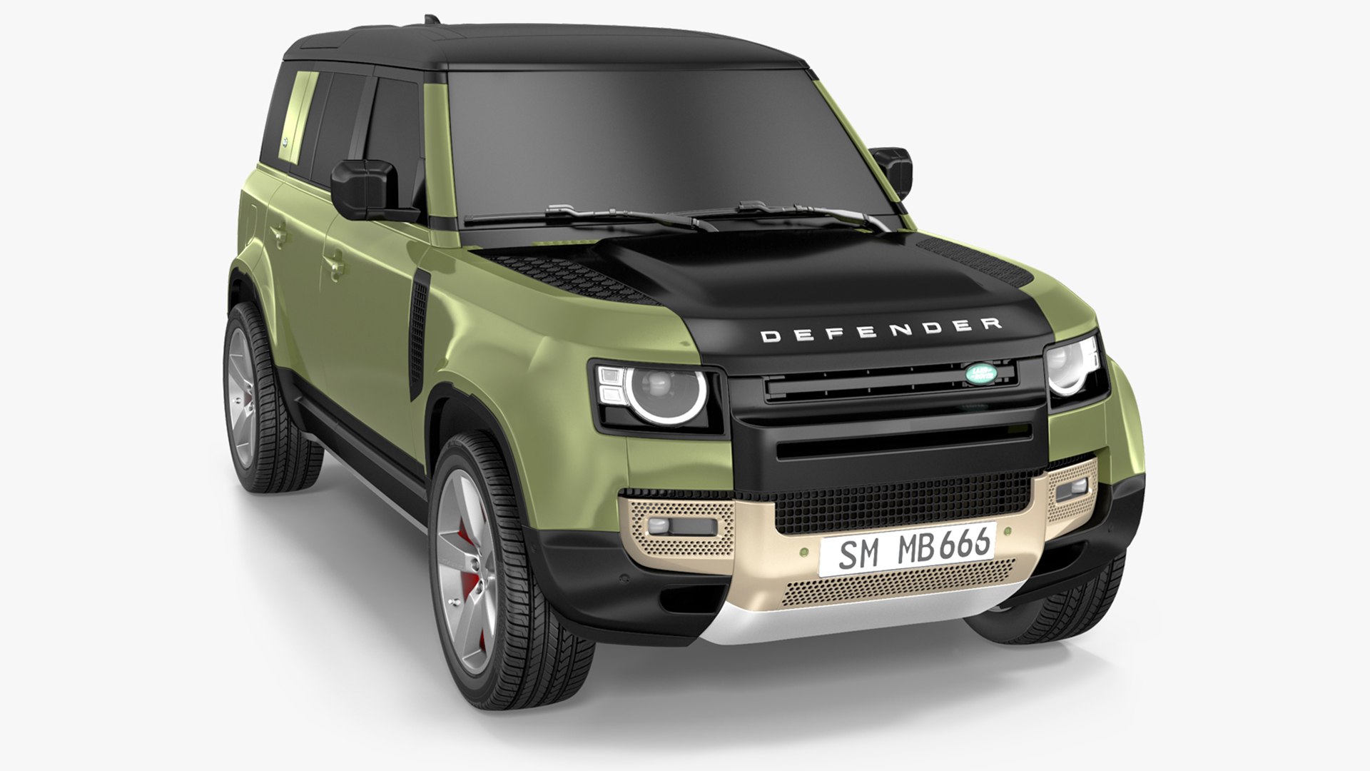 Land Rover Defender Country Pack Exterior Only 3D model preview