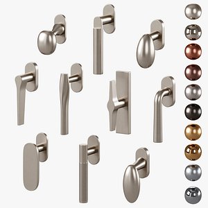 3D Window handle set model