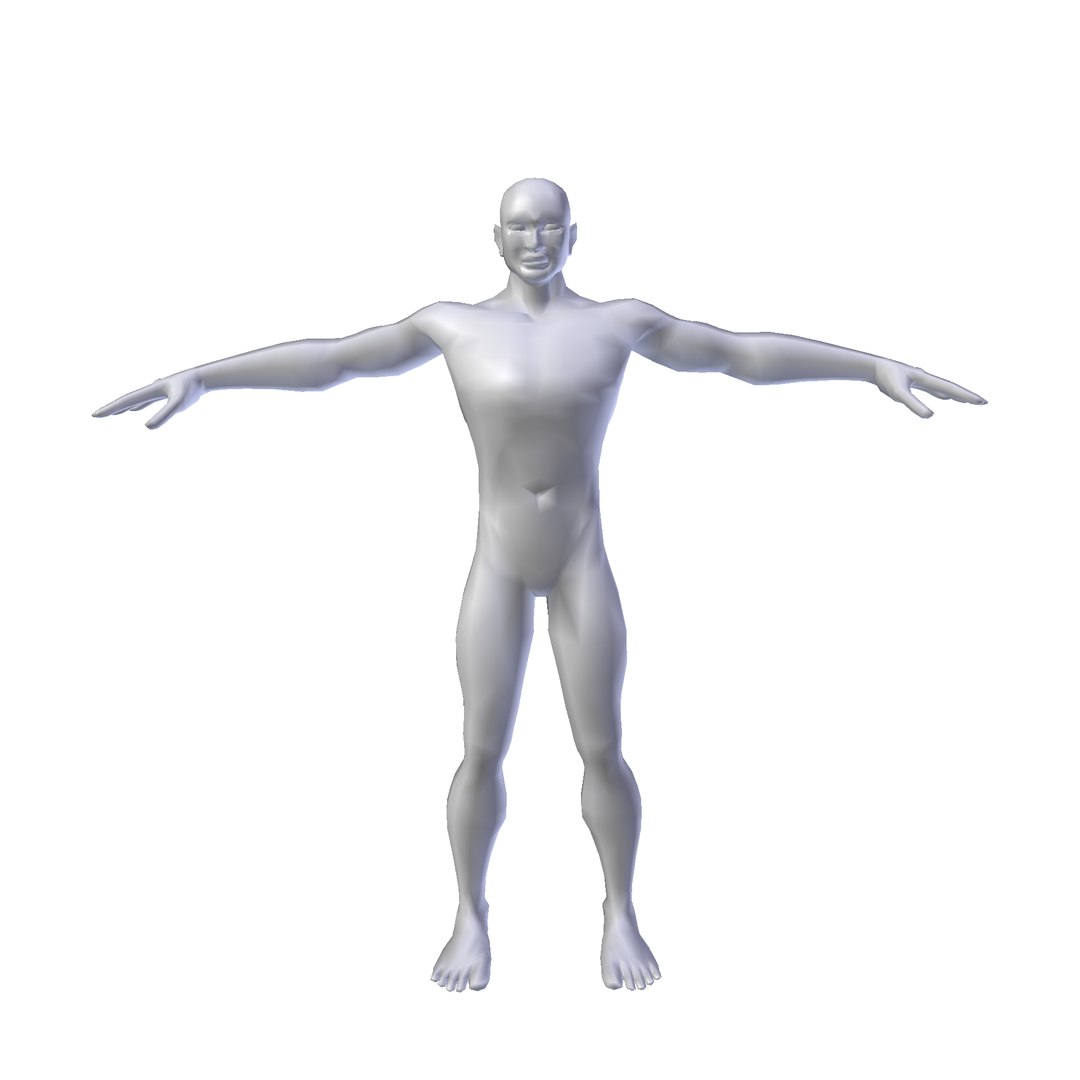 Man 2m Basemesh Model - TurboSquid 2298563