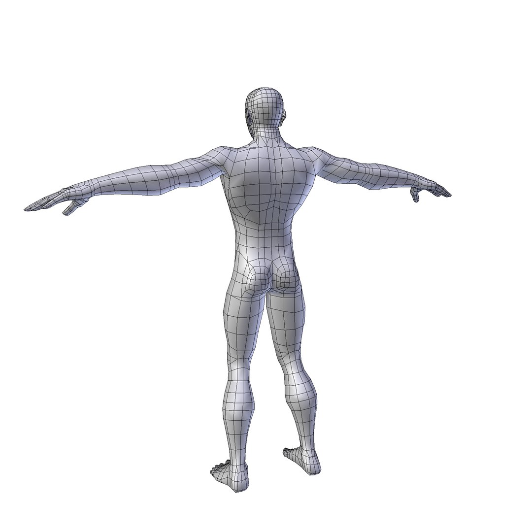 Man 2m Basemesh Model - TurboSquid 2298563