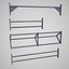rack bar 3d max