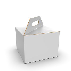 3D Packaging gift box 200x200x150mm model