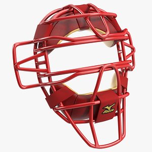 3D Mizuno Baseball Catchers Mask model