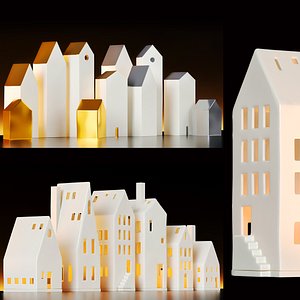 Miniature Houses - Decoration Set 2
