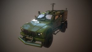 Military Truck - Low Poly Game Ready