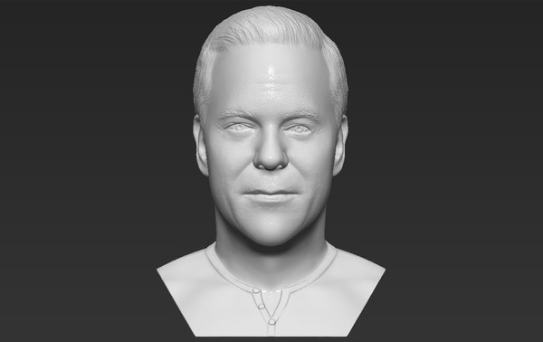 jack bauer bust printing 3D model