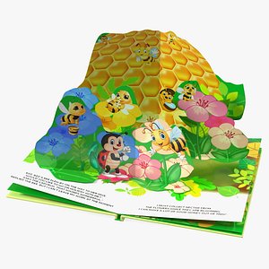 Expanded Children Pop Up Book About Bees