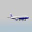 Airplane Cartoon 3d model Stylized