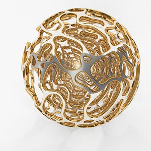 3D Fractal smooth Sphere 02 model