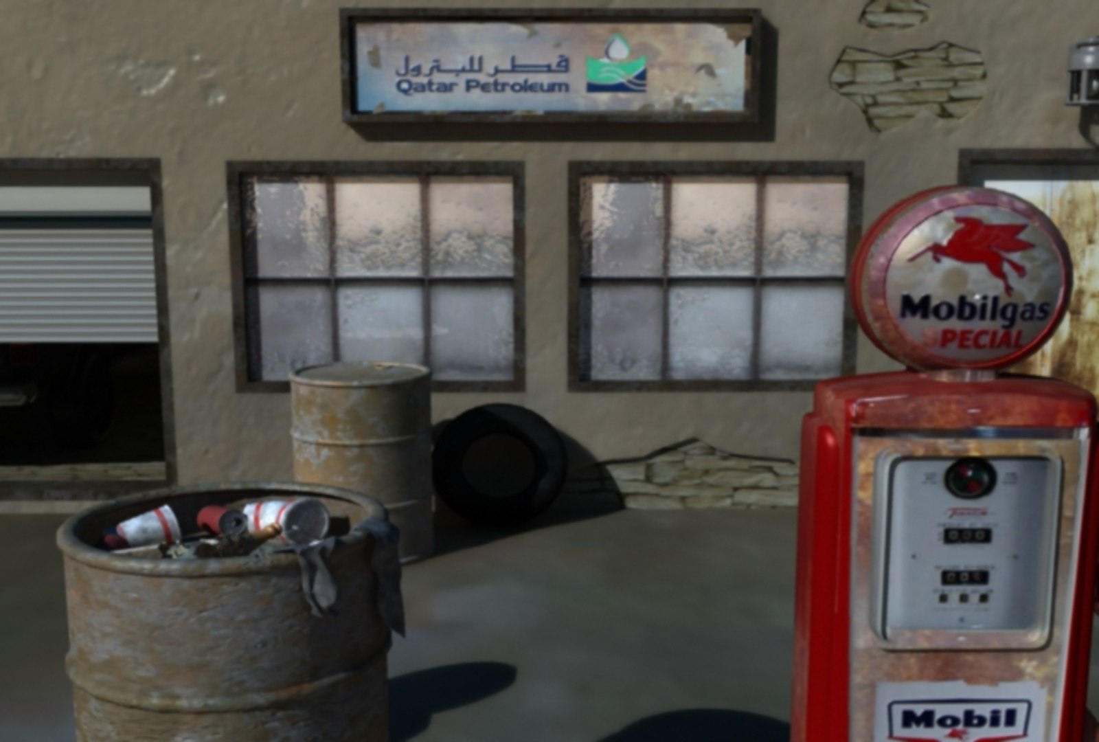 east gas station 3d 3ds