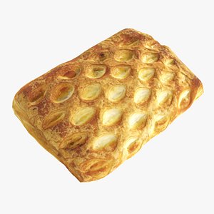 Cheese bun 3D model