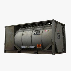 3d model industrial tank equipment