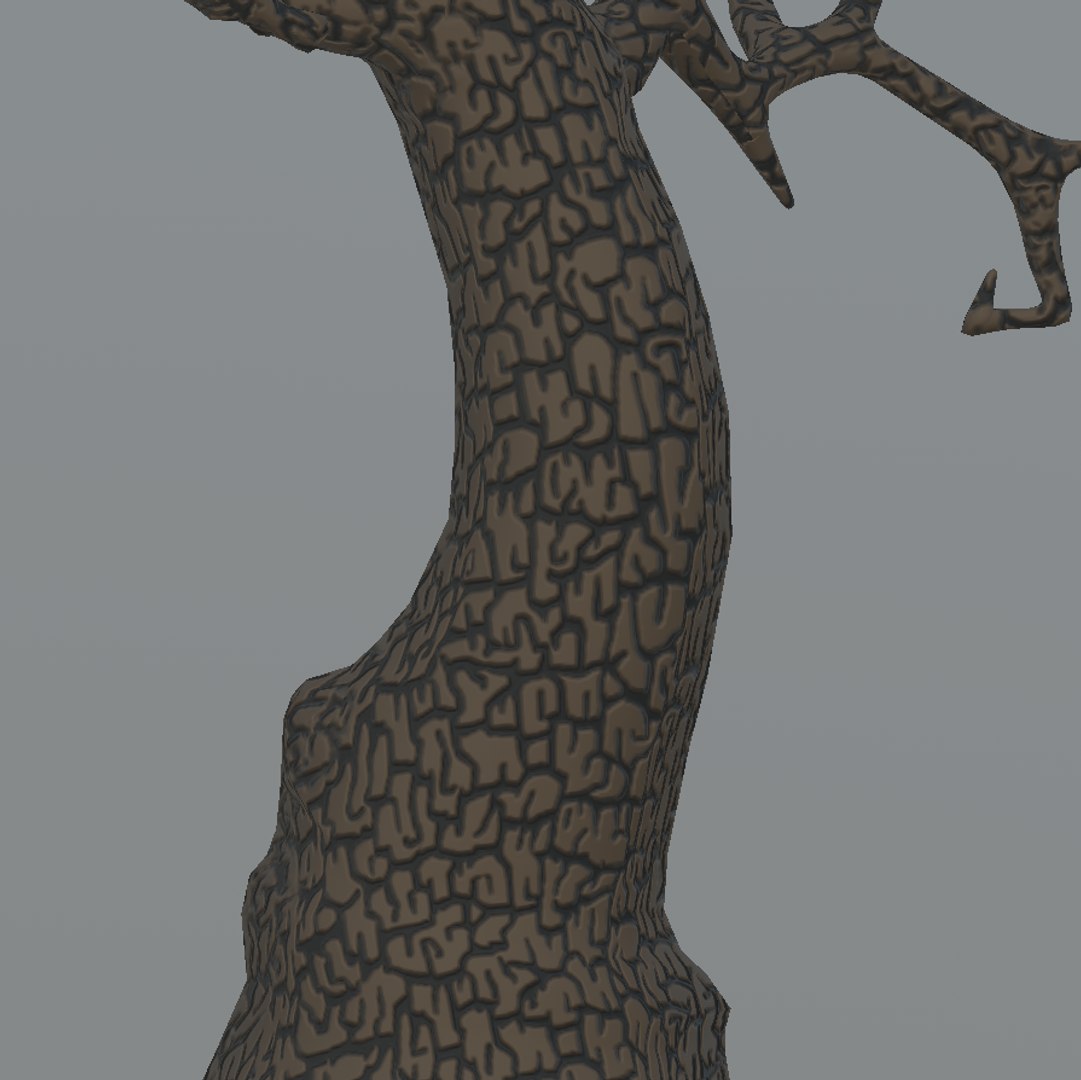 3D model cartoon spooky tree pack - TurboSquid 1455405