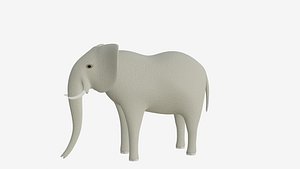 3D elephant model