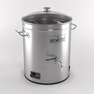Electric homebrewing kettle 3D model