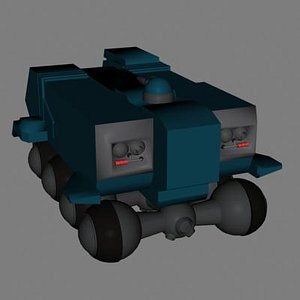 3d transport vehicle model