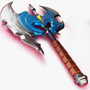 3D Gameassets Fantasy Axe 03