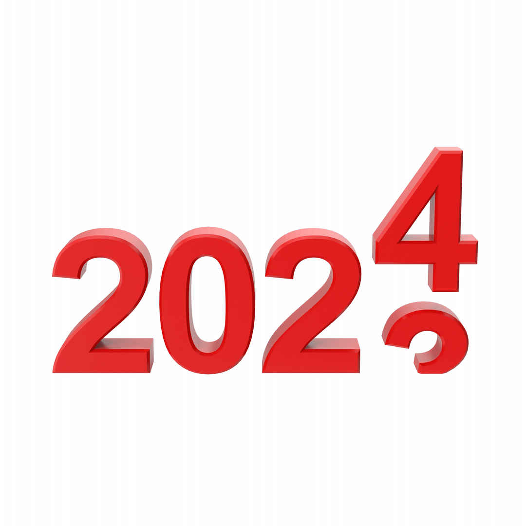 3D Model 2023 To 2024 Symbol - TurboSquid 2220484