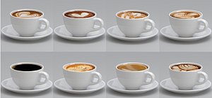 3D coffee cup sat 3