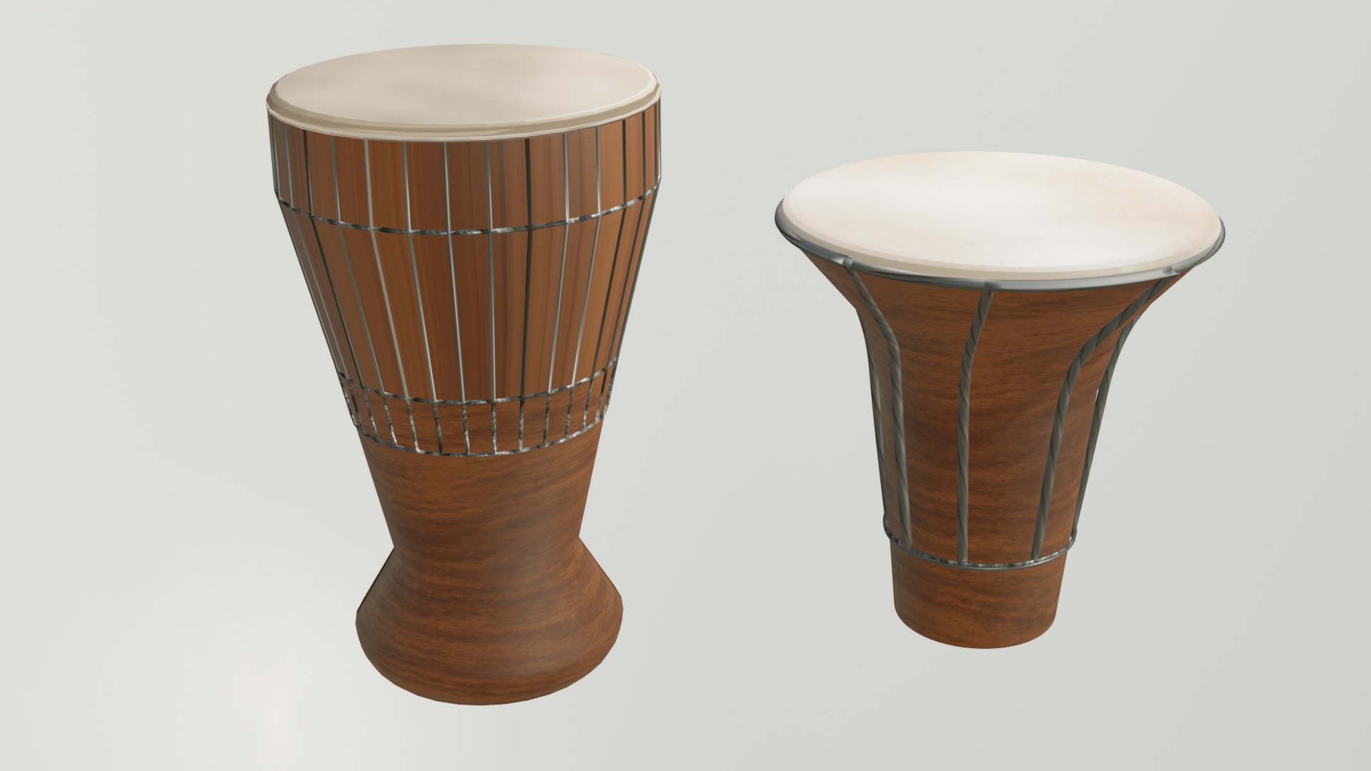 3d Bongo Drum Model Turbosquid 1651837 6875