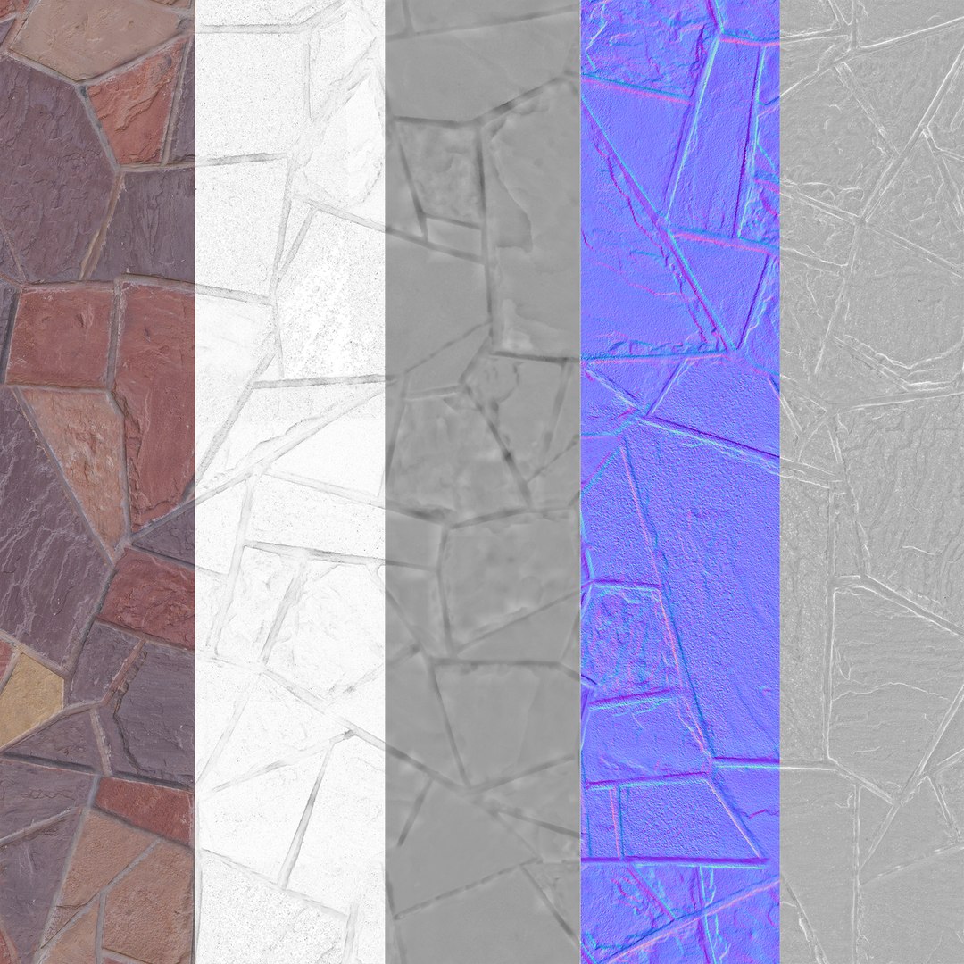 3D Rustic Stone Wall Texture Vol 2 Model - TurboSquid 2334386