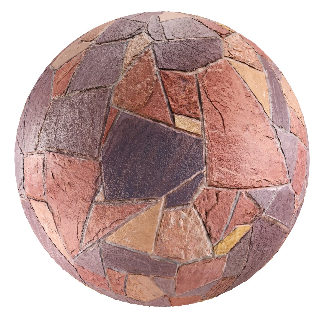 3D Rustic Stone Wall Texture Vol 2 Model - TurboSquid 2334386