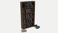 Old bookshelf with old books Estanteria Antigua con libros