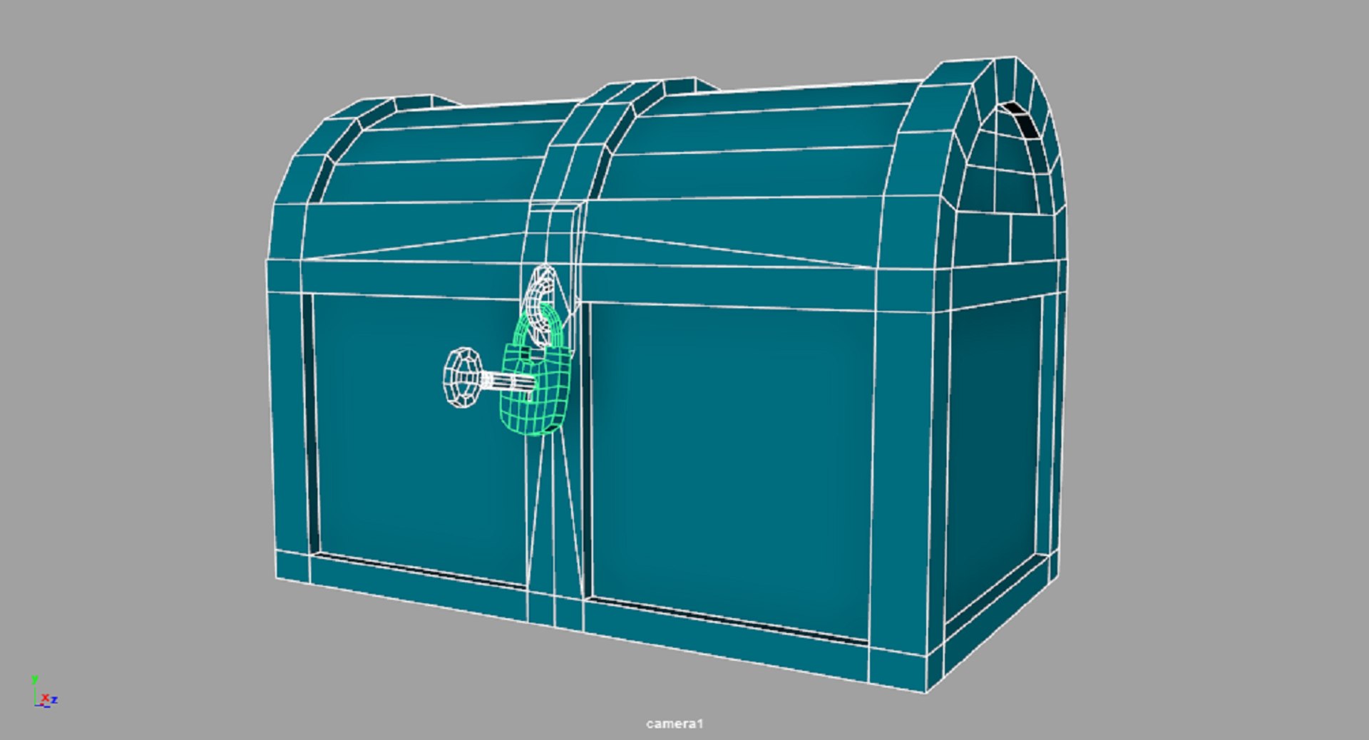 Treasure Chest Gold 3D Model - TurboSquid 1588615