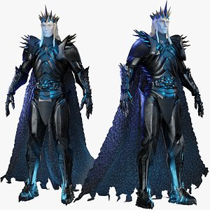 Fantasy Iron Armor Suit