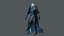 Fantasy Iron Armor Suit
