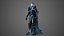 Fantasy Iron Armor Suit