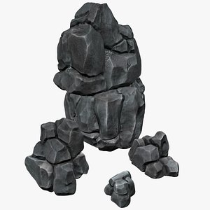 3d model rocks