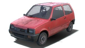 old generic hatchback model