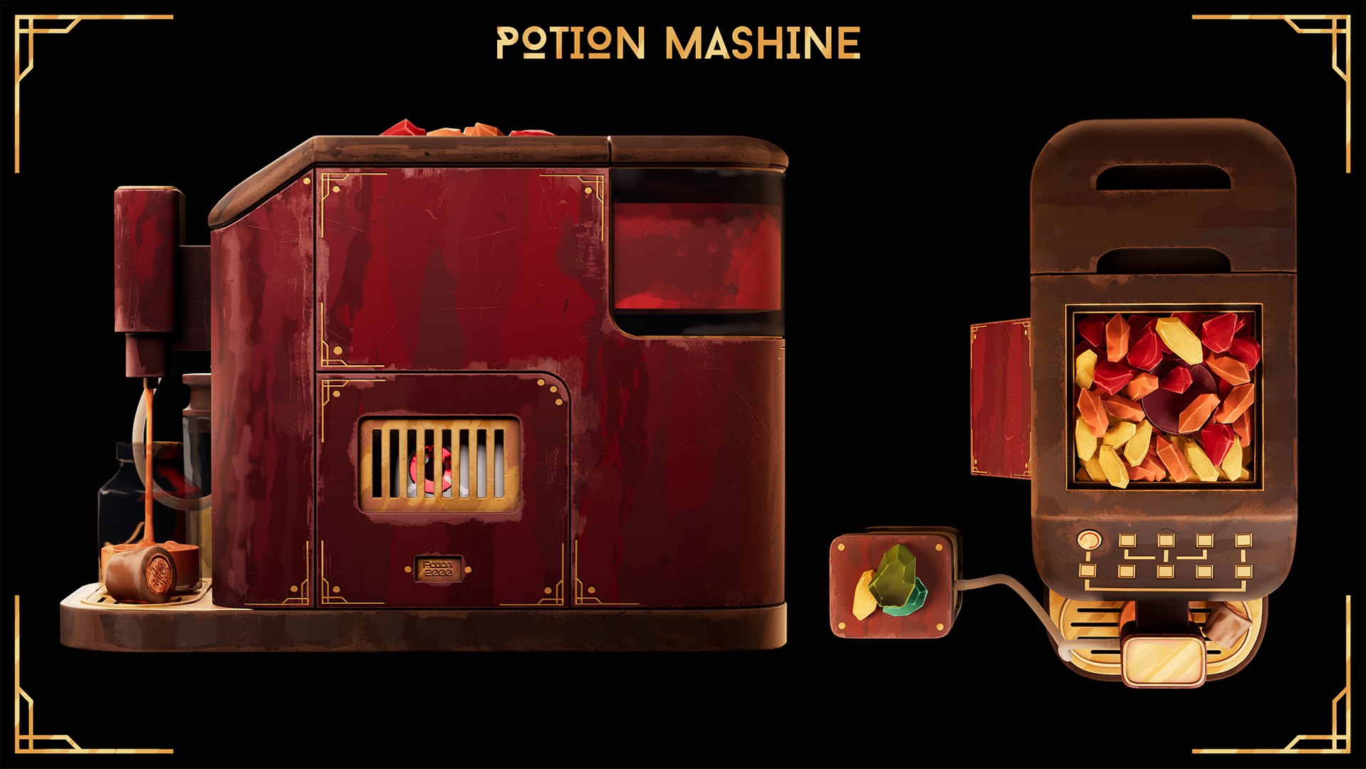 Potion Mashine 3D - TurboSquid 2336997