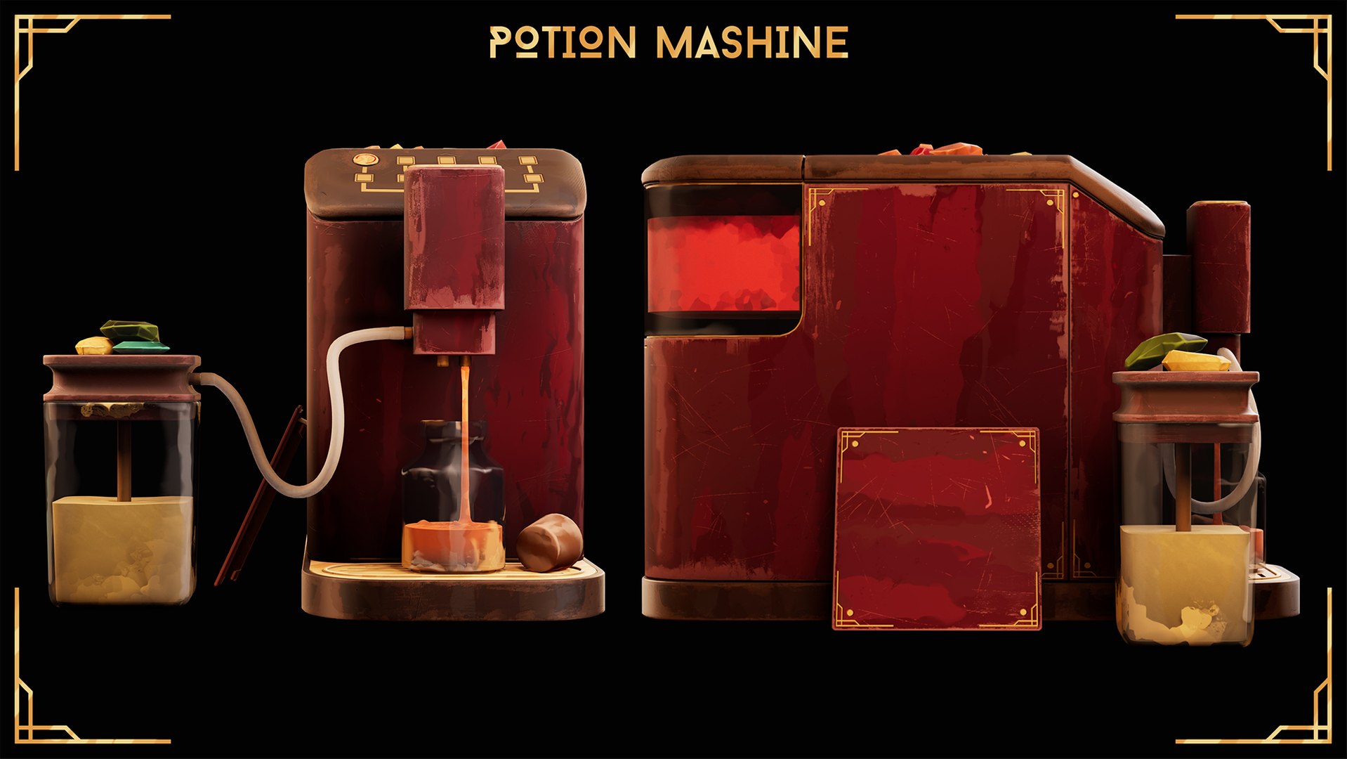 Potion Mashine 3D - TurboSquid 2336997