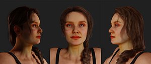 Not Polina Gagarina Low-poly Game-ready