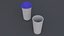 Verre en plastique