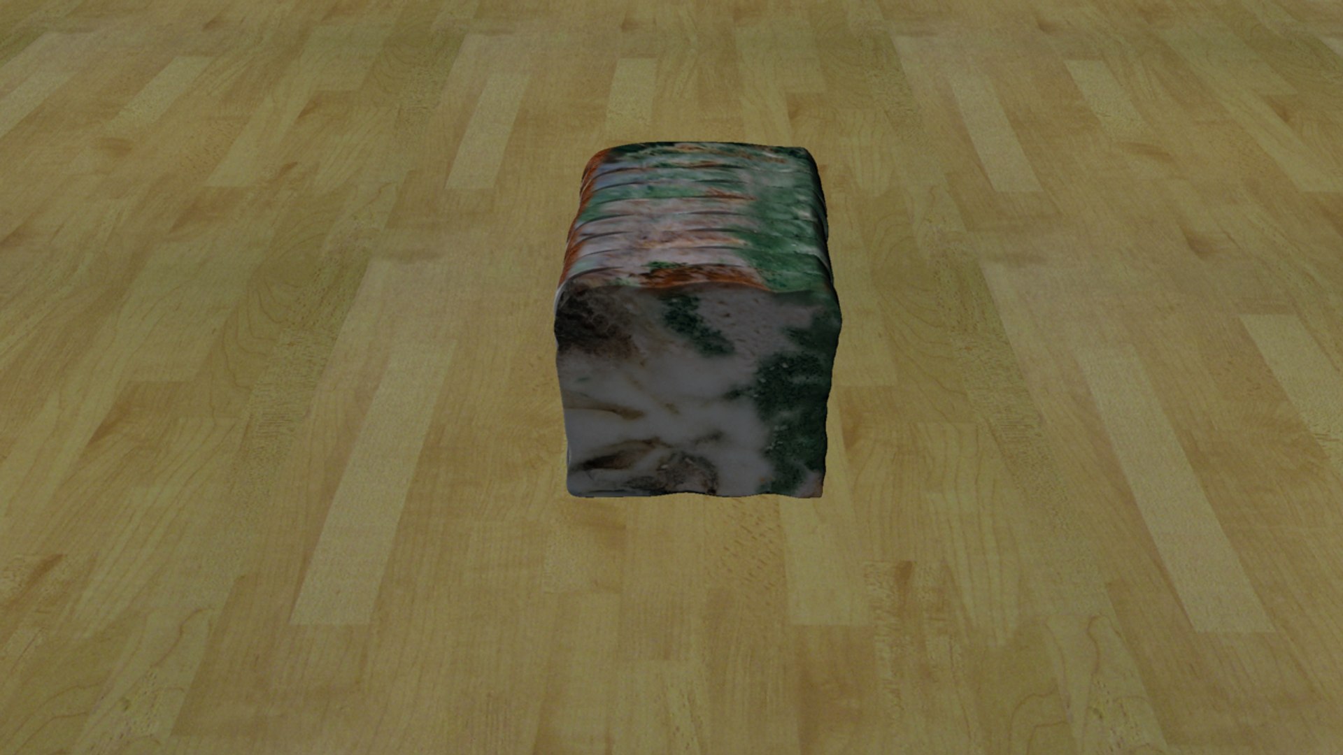 mould bread 3d model