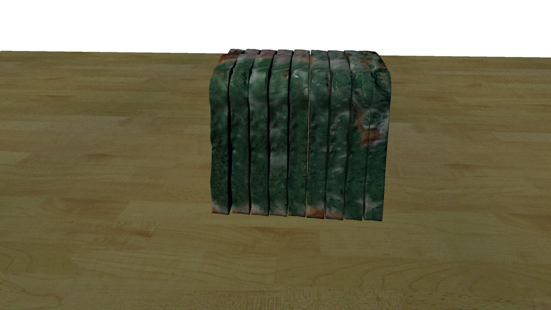 mould bread 3d model