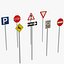 3d traffic signs pack