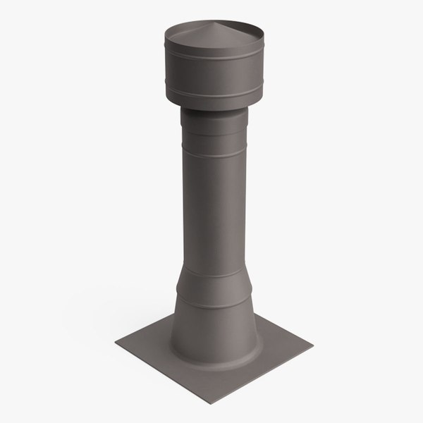 modèle 3D de Wood Burning Chimney Black Metal - TurboSquid 2046446