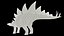3D Stegosaurus model
