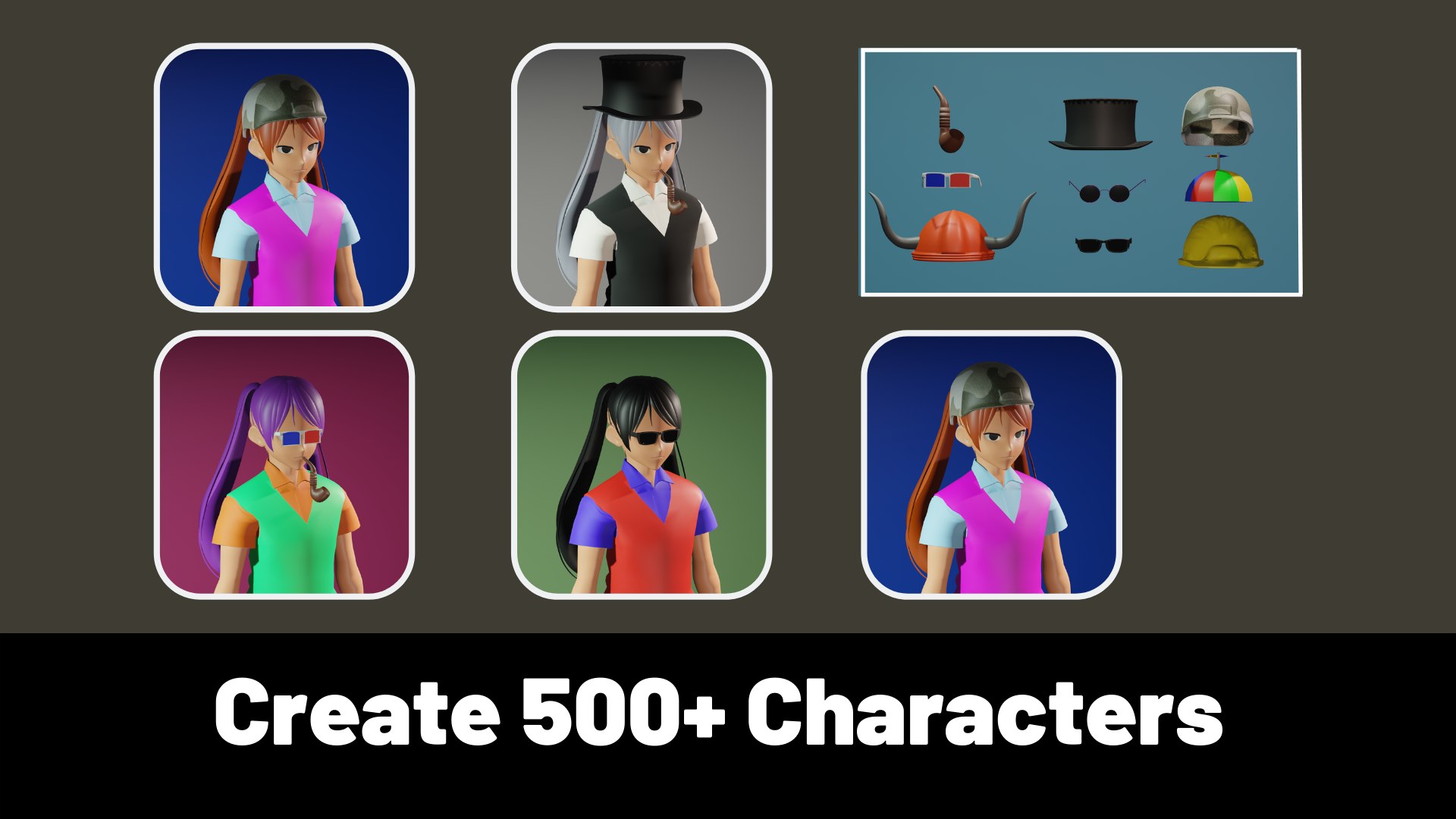 3d NFT Characters -Series VIII model - TurboSquid 1881531