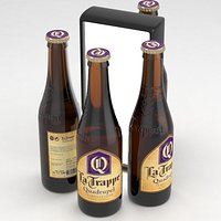 Beer Bottle La Trappe Trappist Quadrupel 330ml