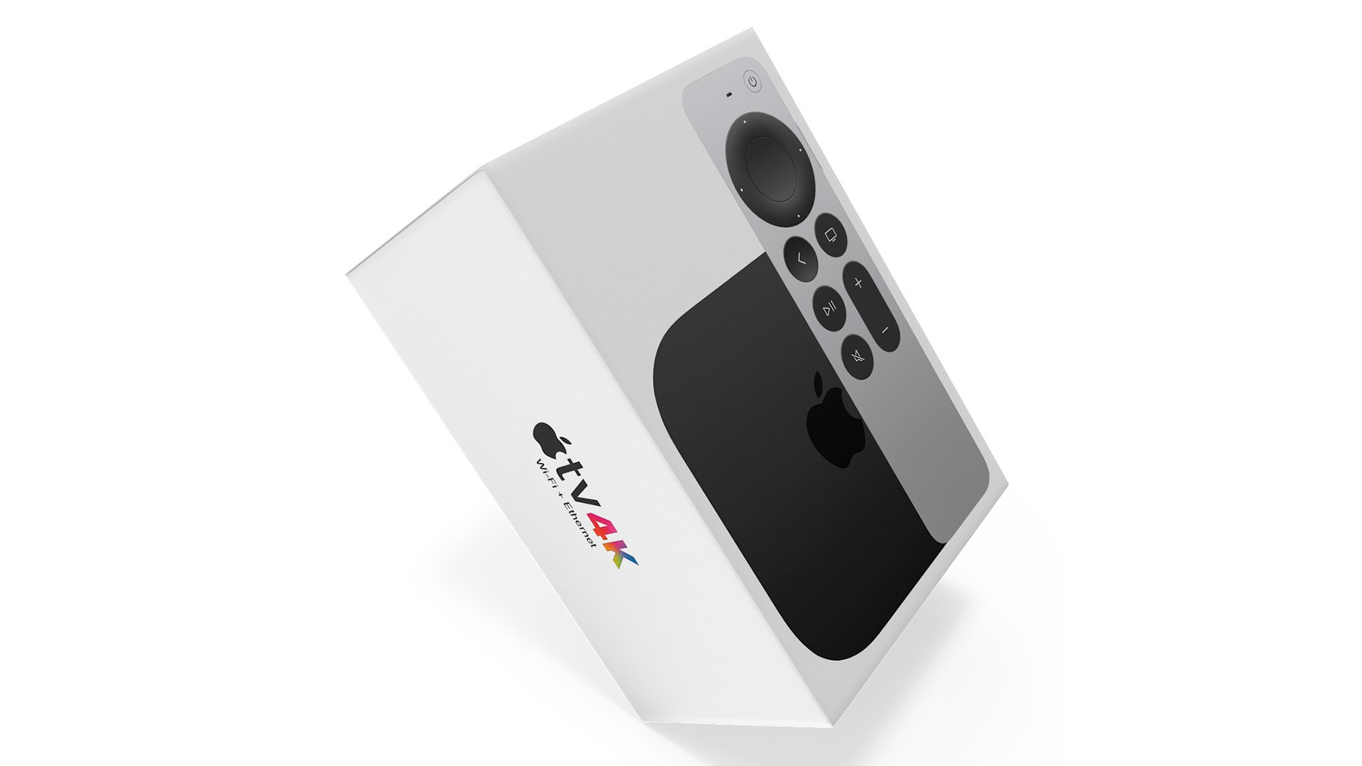 Apple TV 4K Packaging Box 3D model preview