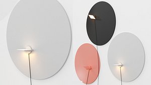 PIAZZA round wall light by FROM LIGHTING 3D model