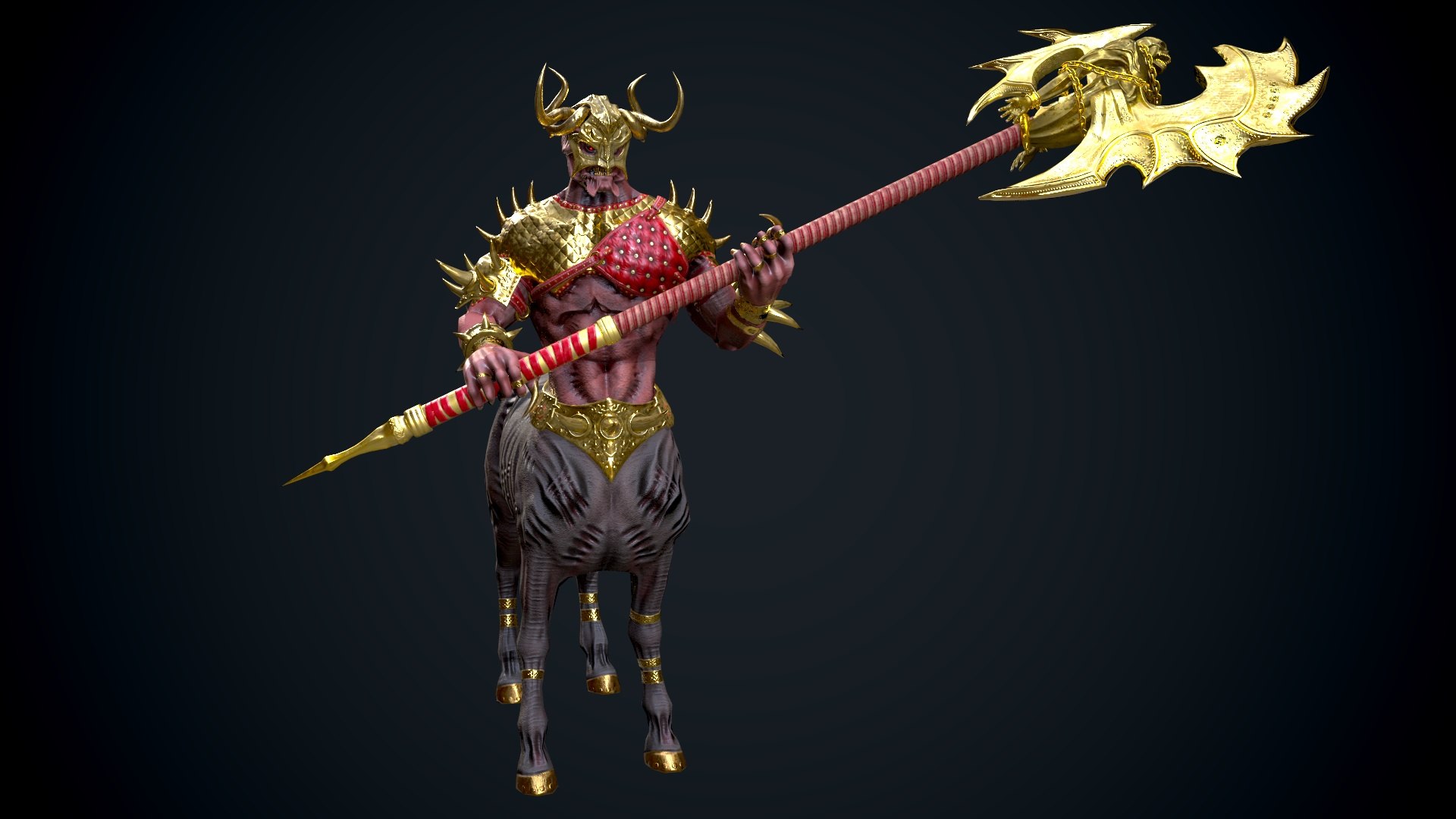 3D Centaur warrior model https://p.turbosquid.com/ts-thumb/o7/dtPgQh/ax/tbrender_002/jpg/1670415352/1920x1080/fit_q87/56ca2543dd5ef1187f642f849833e331f6aa5ab1/tbrender_002.jpg