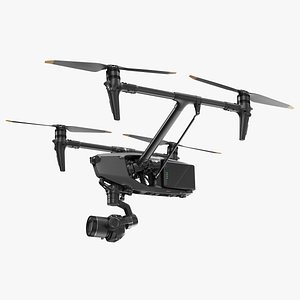 Drone DJI Inspires 3D model