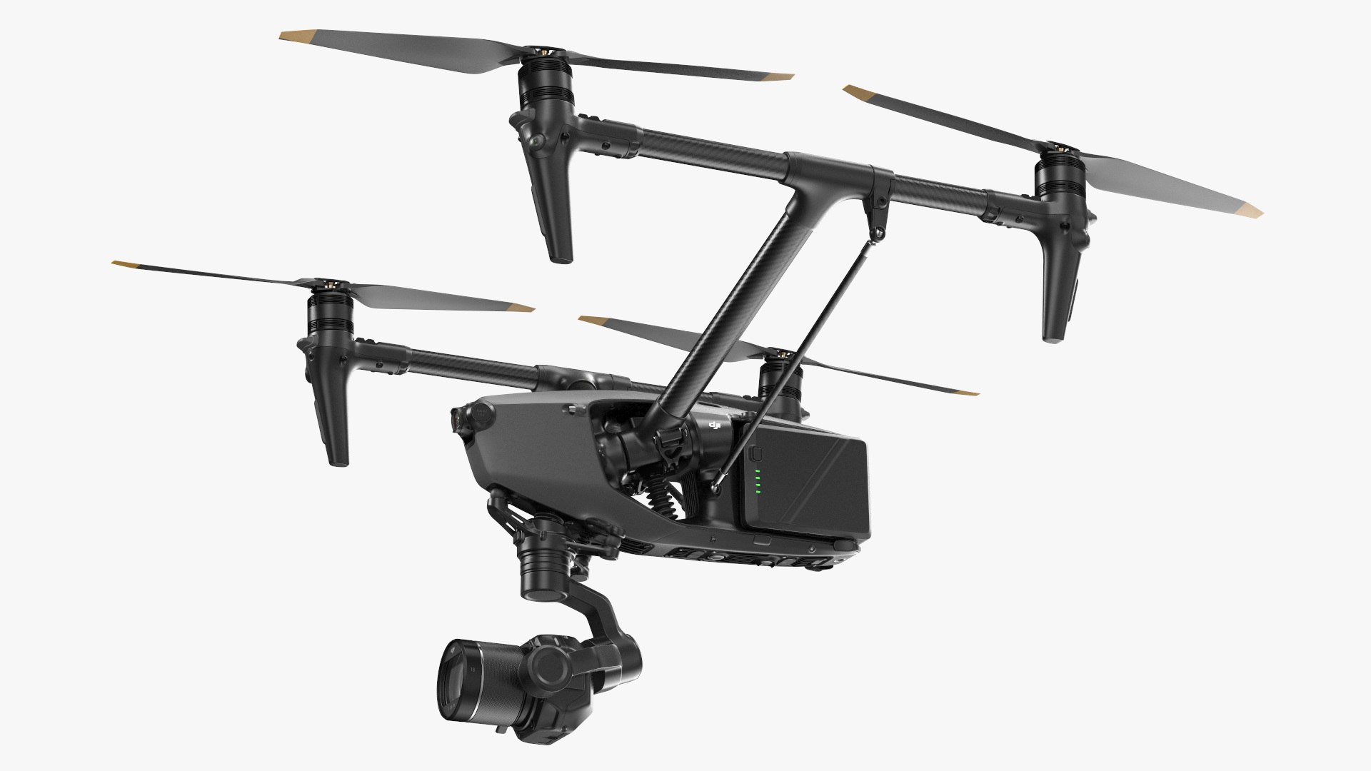 Drone DJI Inspires 3D model preview